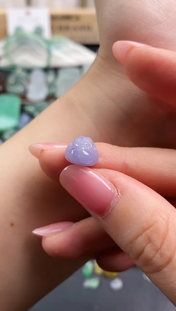 颈饰未镶嵌翡翠财财