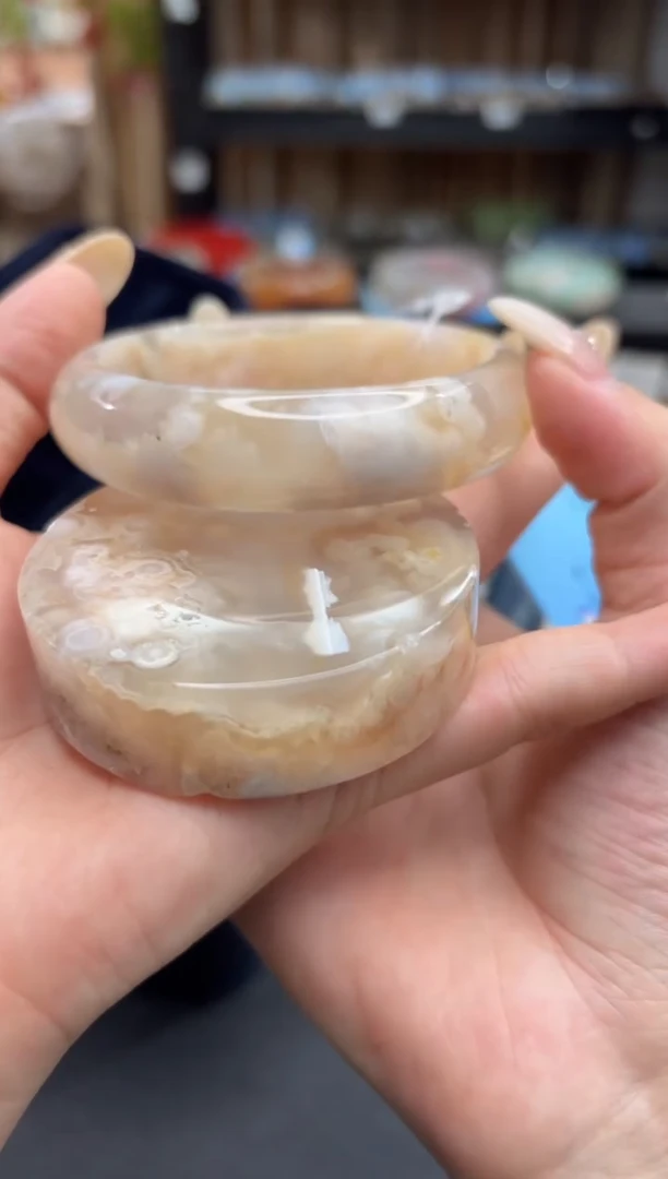 未镶嵌手镯石英质玉C53(61圈赠送镯心)