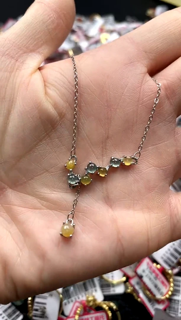 【闪购商品】翡翠戒指银S925镶嵌2222222   4