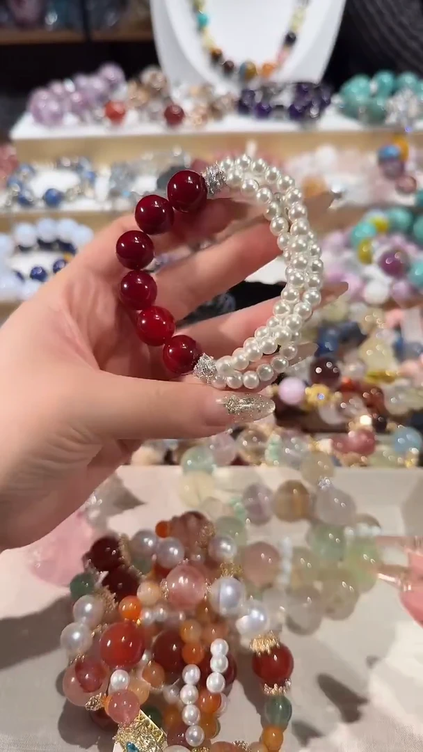 未镶嵌手串玛瑙/玉髓多样性发一