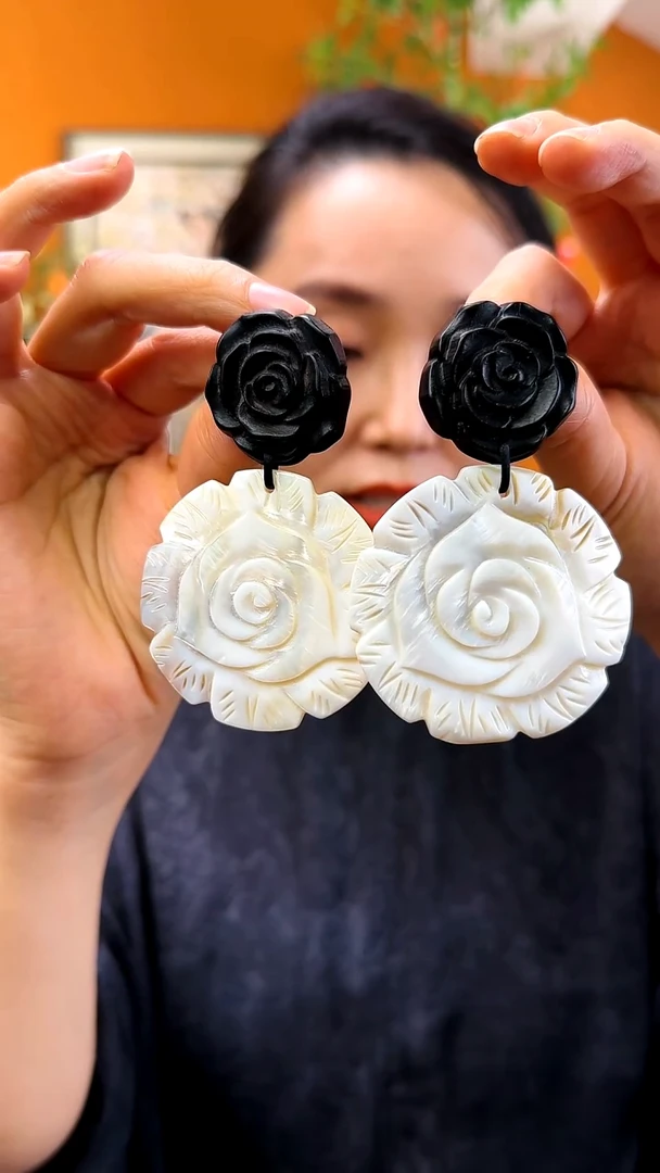 纯铜925银无耳钉