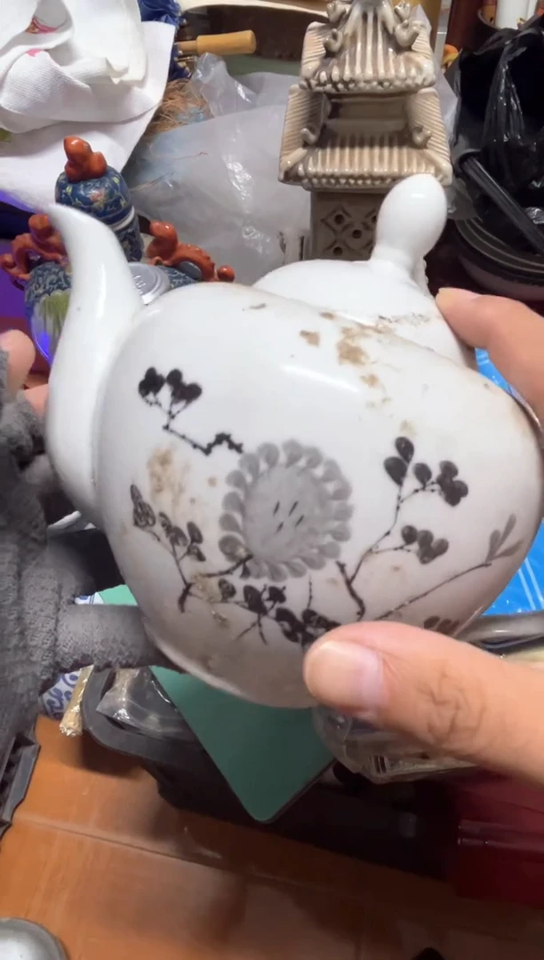 手工艺品琉璃手绘壶