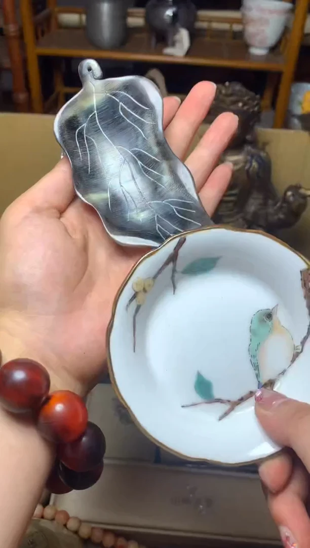 紫砂盖碗瓷器默认微瑕瓷器