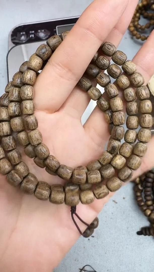 沉香手串0619沉香老料鼓珠多圈多样性发一