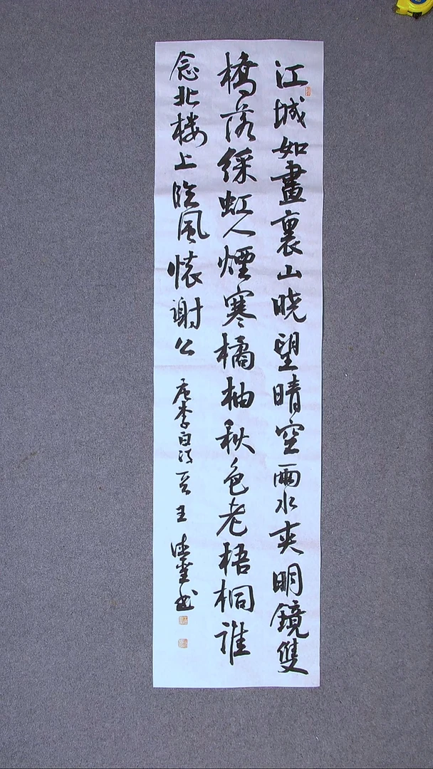 书法王德圣  山东临沂书家138*34四平尺