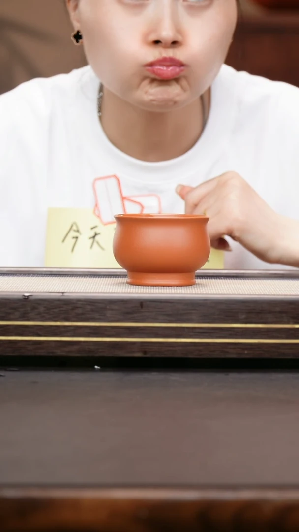 茶壶紫砂小煤窑朱泥  将军杯