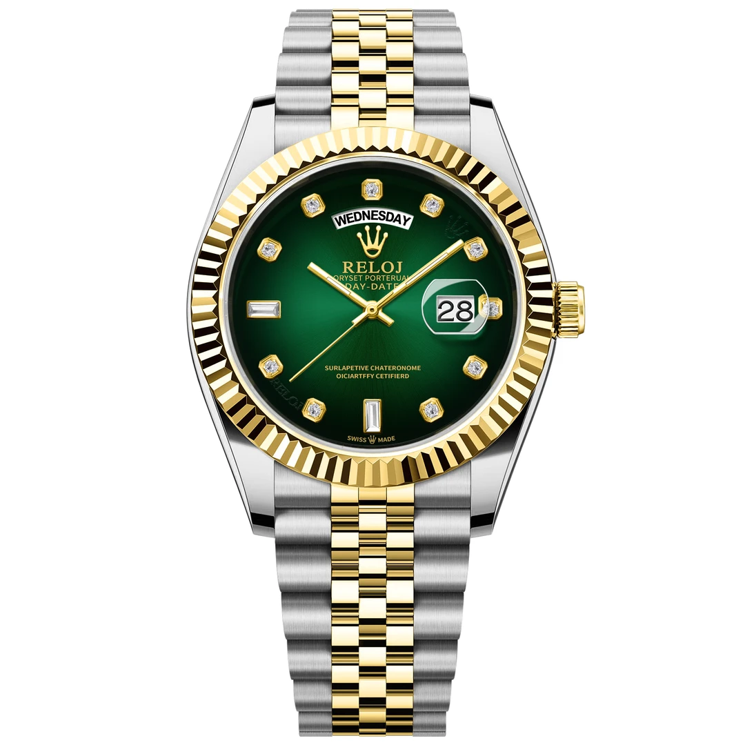 全新未使用/男款/3311系列绿面/全自动机械手表/现货/-2025年