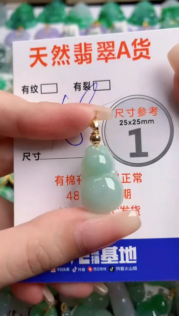 翡翠未镶嵌颈饰13005140