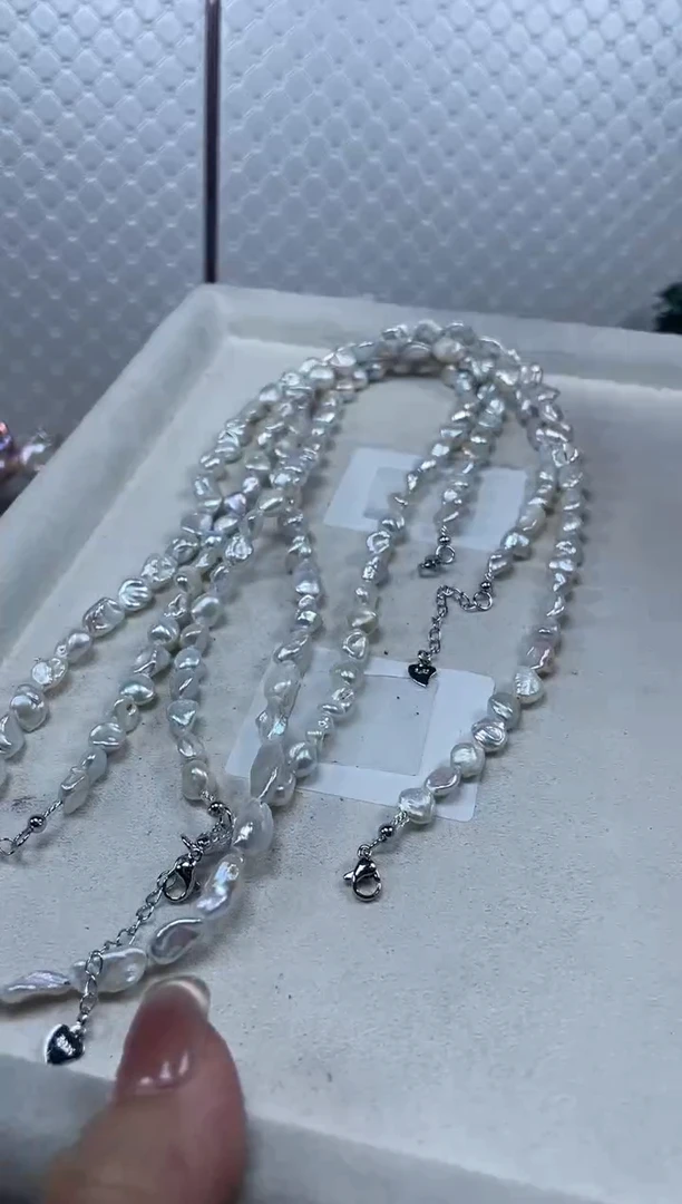 未镶嵌项链淡水珍珠【纯恬珍珠】（多样性发货发一）