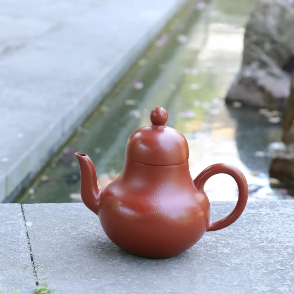 170cc左右  朱泥思亭壶