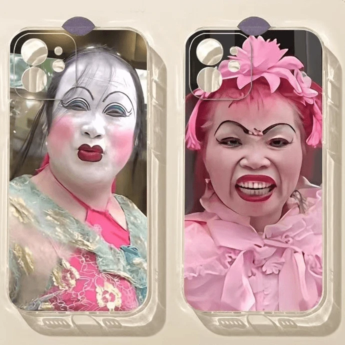 炸裂巨丑大妈适用iphone16苹果15手机壳小米OPPO华为VIVO荣耀一加