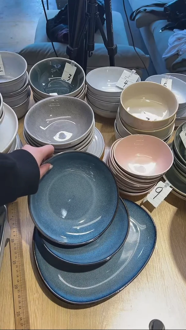 瓷60高温釉下彩陶瓷餐具