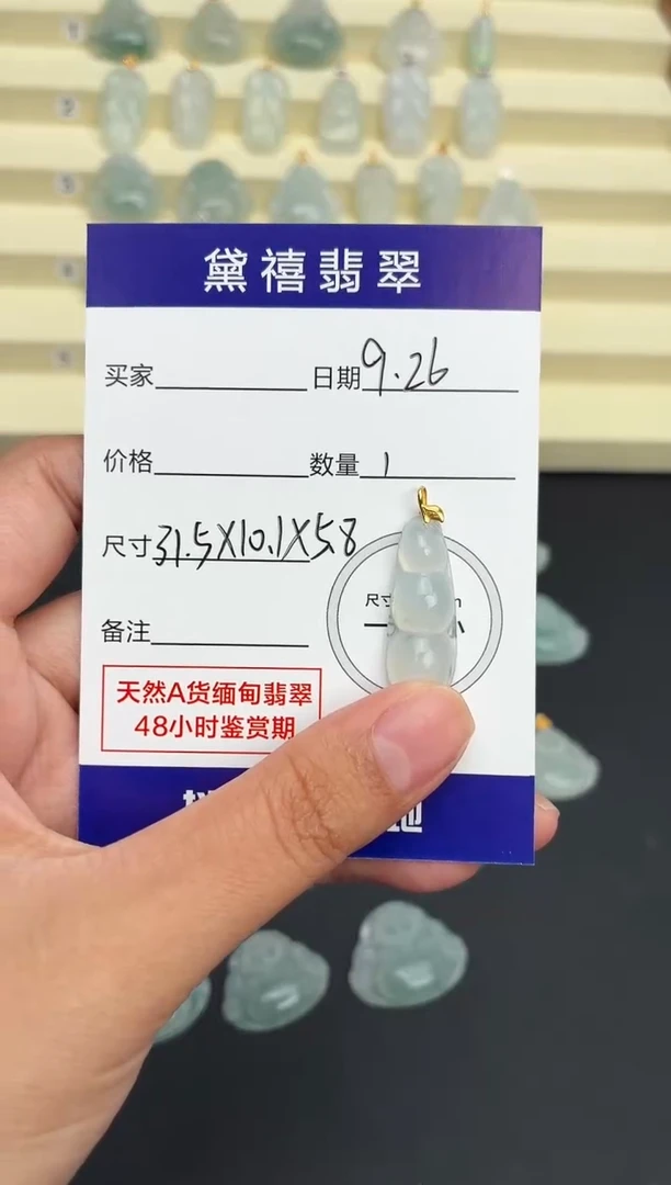 颈饰未镶嵌翡翠h****b豆子