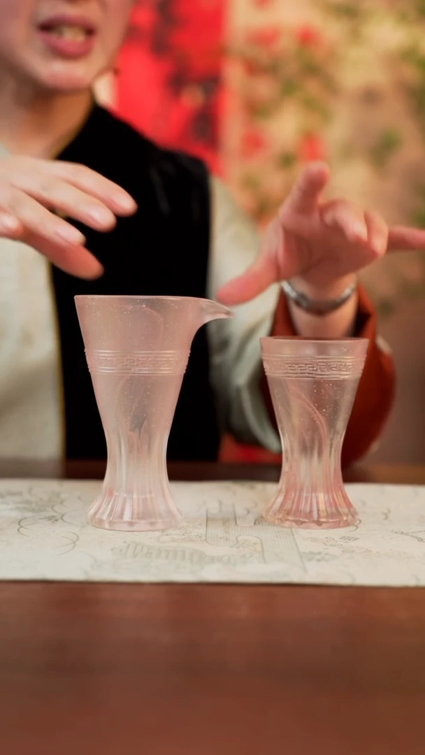 【闪购商品】6号闪购中国尊公道杯+茶杯粉色