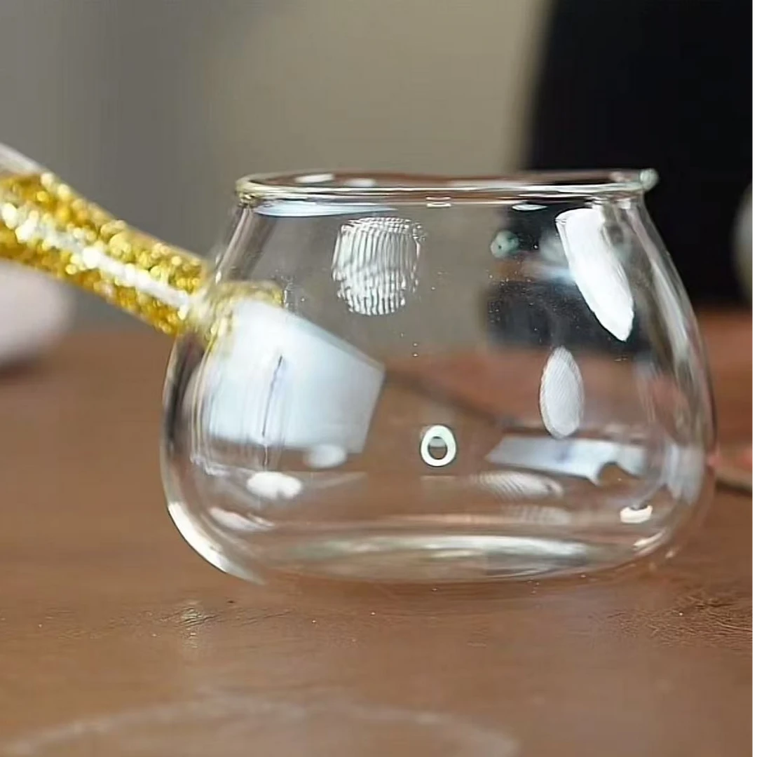 金箔侧把 公道杯