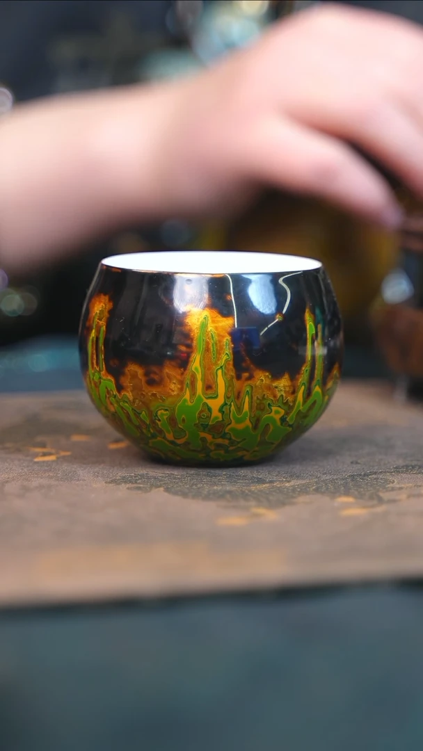 【闪购商品】地心火漆艺主人杯