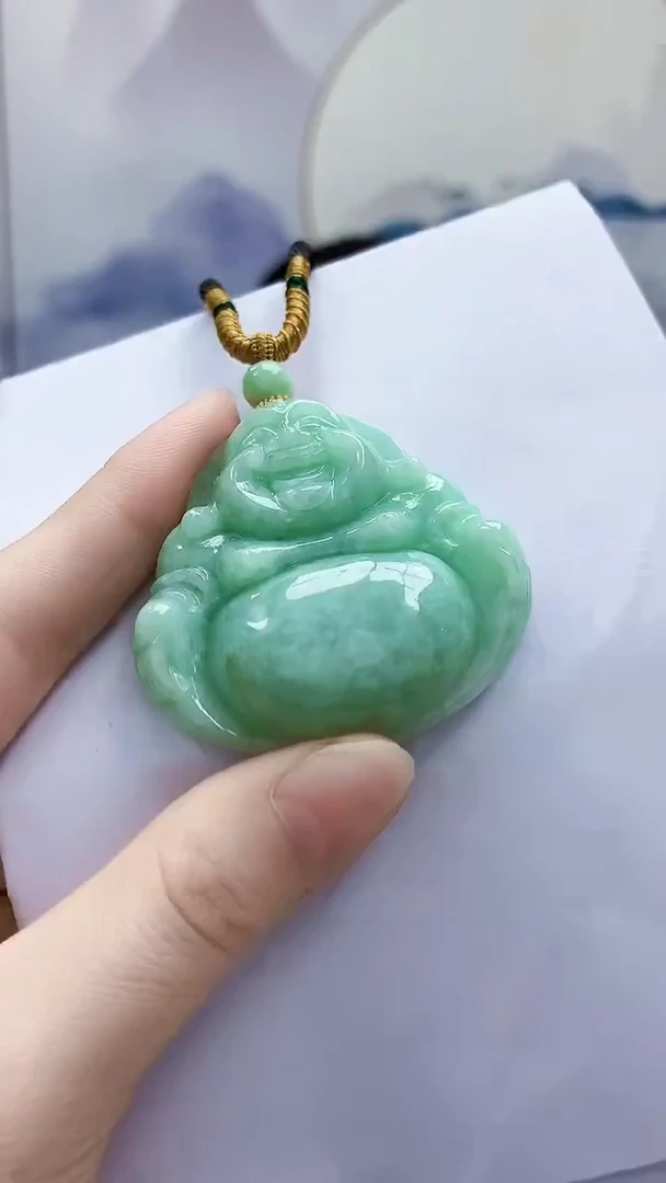 未镶嵌定制翡翠4852ry-毛货挂件27