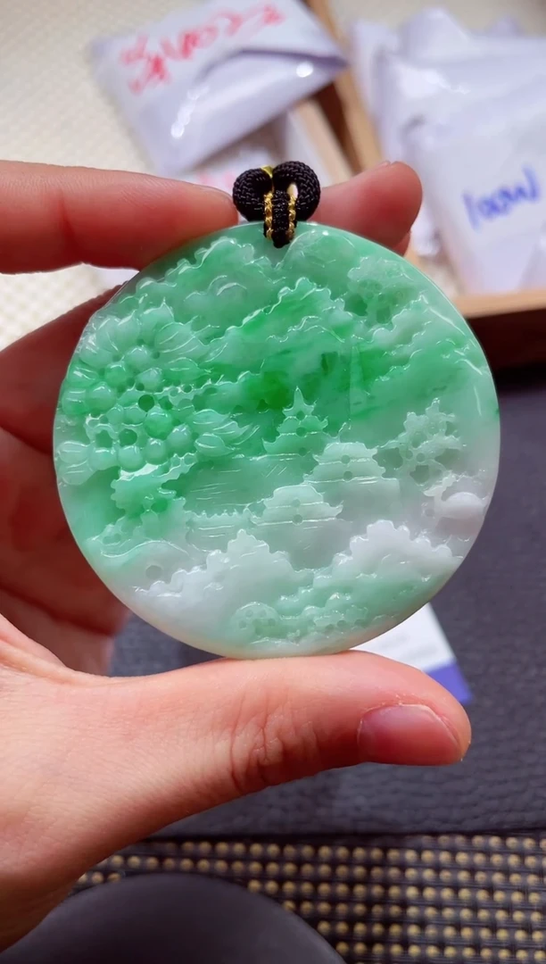 未镶嵌挂件翡翠000111