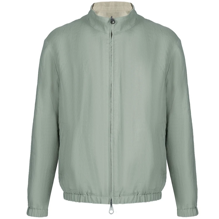 Zhengchen/正辰100法国雨露麻双面穿原色外套M-K96277