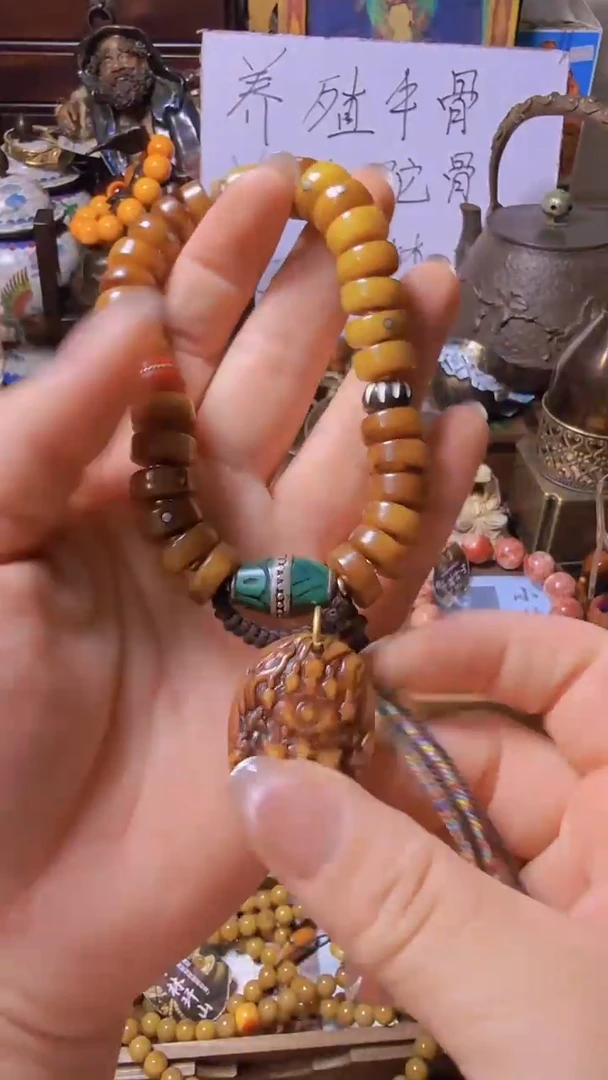 回流直播间手把件摆件