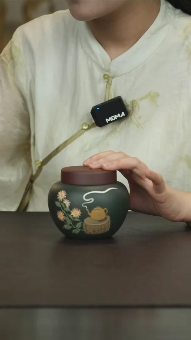 茶杯紫砂直播福利老紫泥罐约100 克