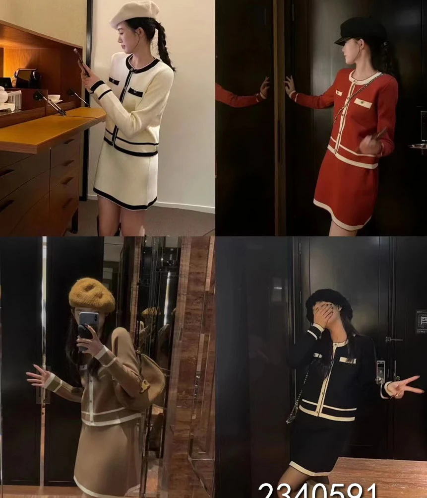 小妳XiaoNi———（冬款小香套装裙2340591）