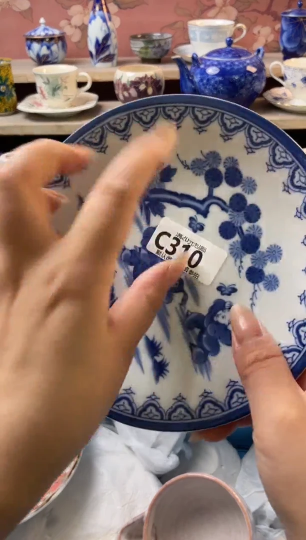 瓷片乐*姐瓷器瓷器C310