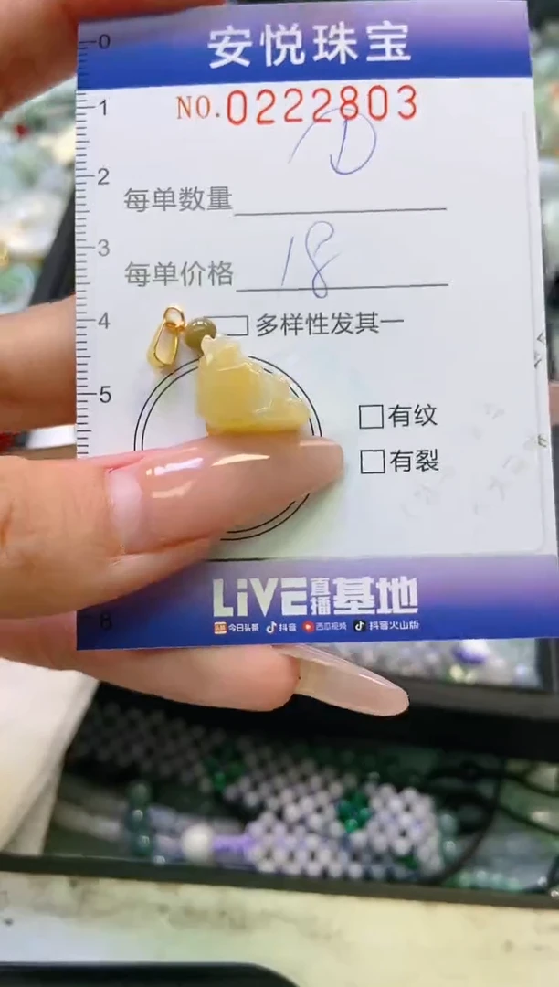 翡翠未镶嵌颈饰闪购0222803