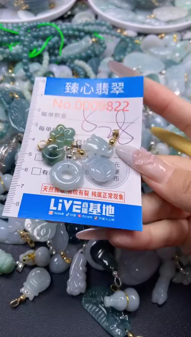 翡翠未镶嵌吊坠(不含链)9822