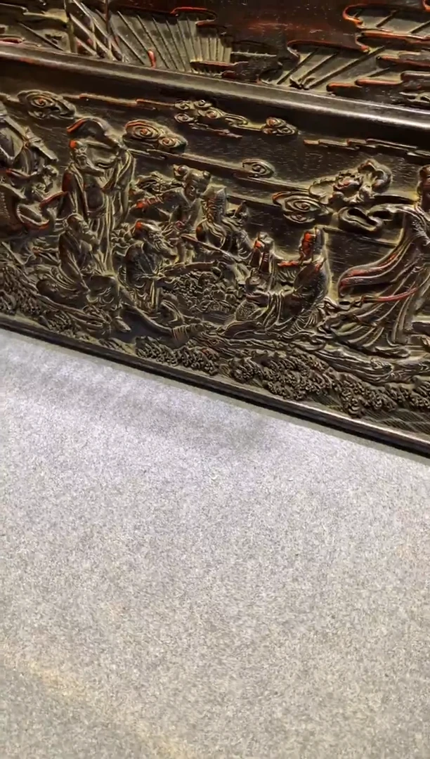 木磨**活紫檀拆件雕刻板以直播间实物为准微瑕老物件