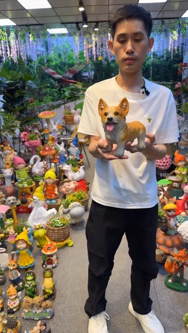 无花朵花园庭院摆件&00&