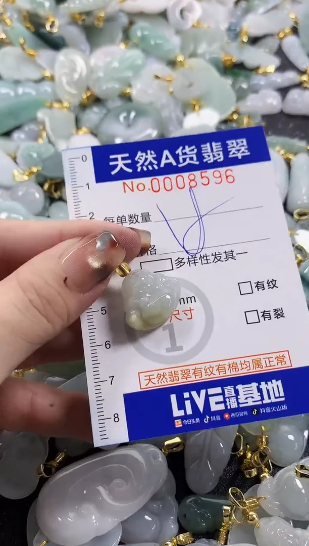 颈饰未镶嵌翡翠天然A货翡翠