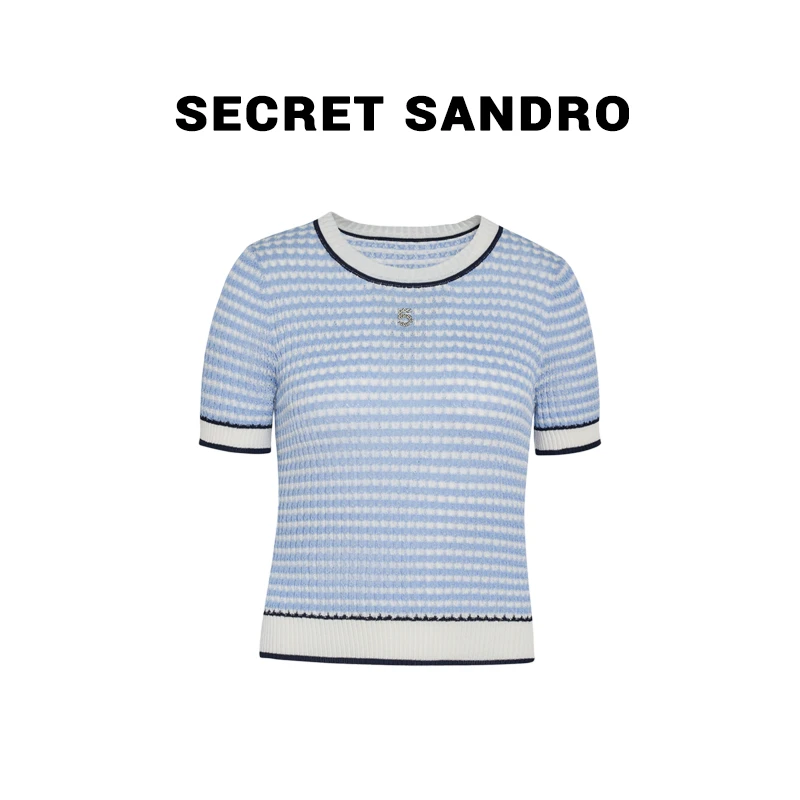 【小香】【Secret Sandro】 楚楚 时尚百搭上衣 M55213145C