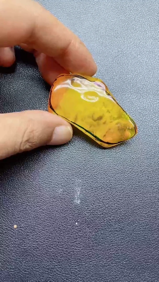 未镶嵌定制琥珀后*福瓜