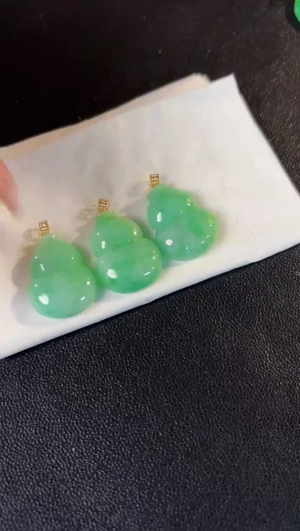 【闪购商品】翡翠颈饰18K金镶嵌缅料A货/多样性发货/一件