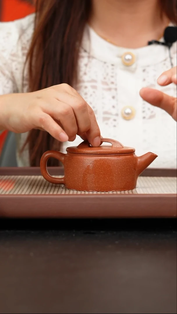茶壶紫砂红朱段汉瓦160肖