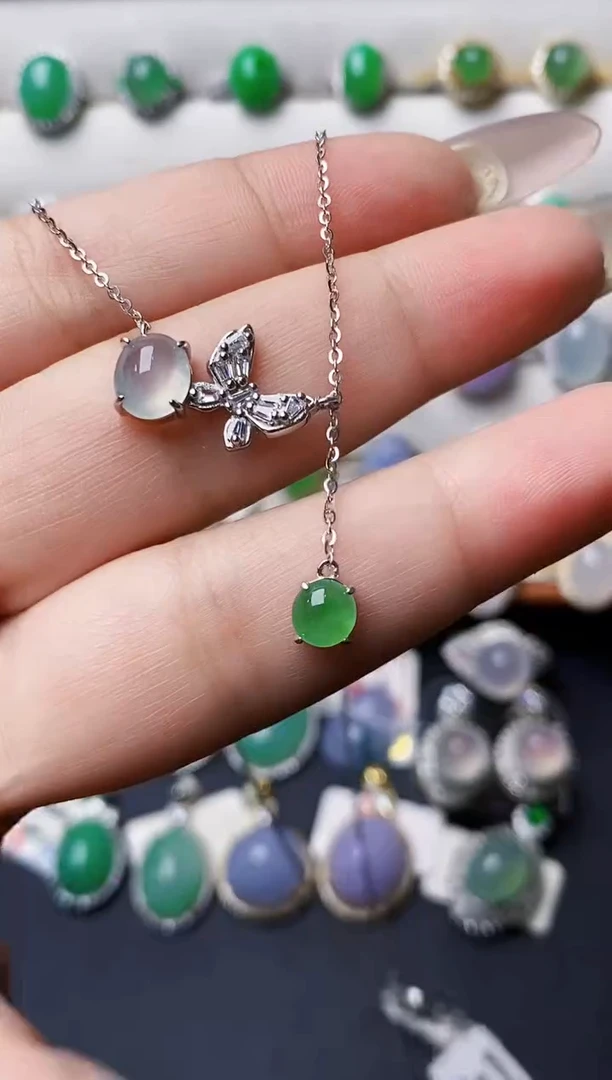 银S925镶嵌戒指翡翠1083