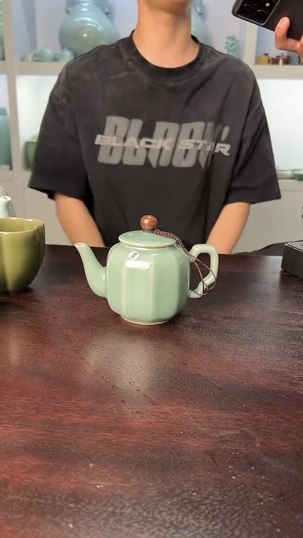 龙泉云间青瓷小米茶器