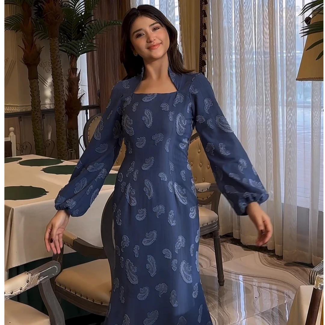 【beyaz原创】Badam提花连衣裙