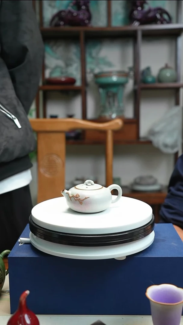 喜上眉梢壶 钧瓷茶壶220ml