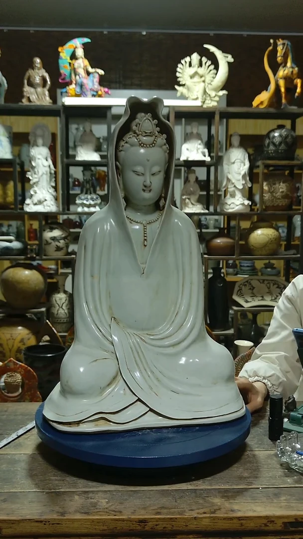 佛像用****9湖田窑观音造像
