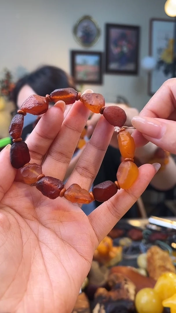 手串琥珀未镶嵌手串