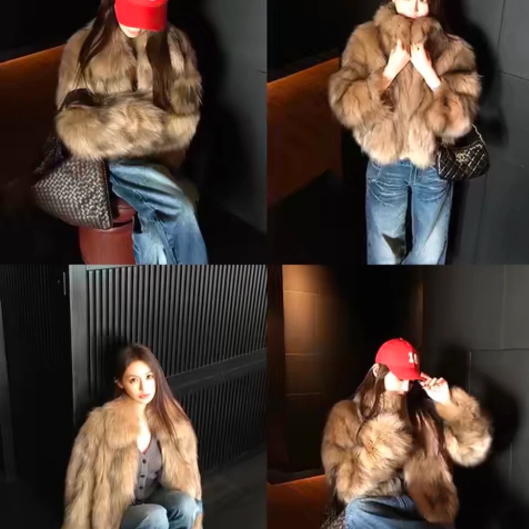 【浪漫共鸣】2025海宁4冬款草草外套正品气质网红时尚百搭气质