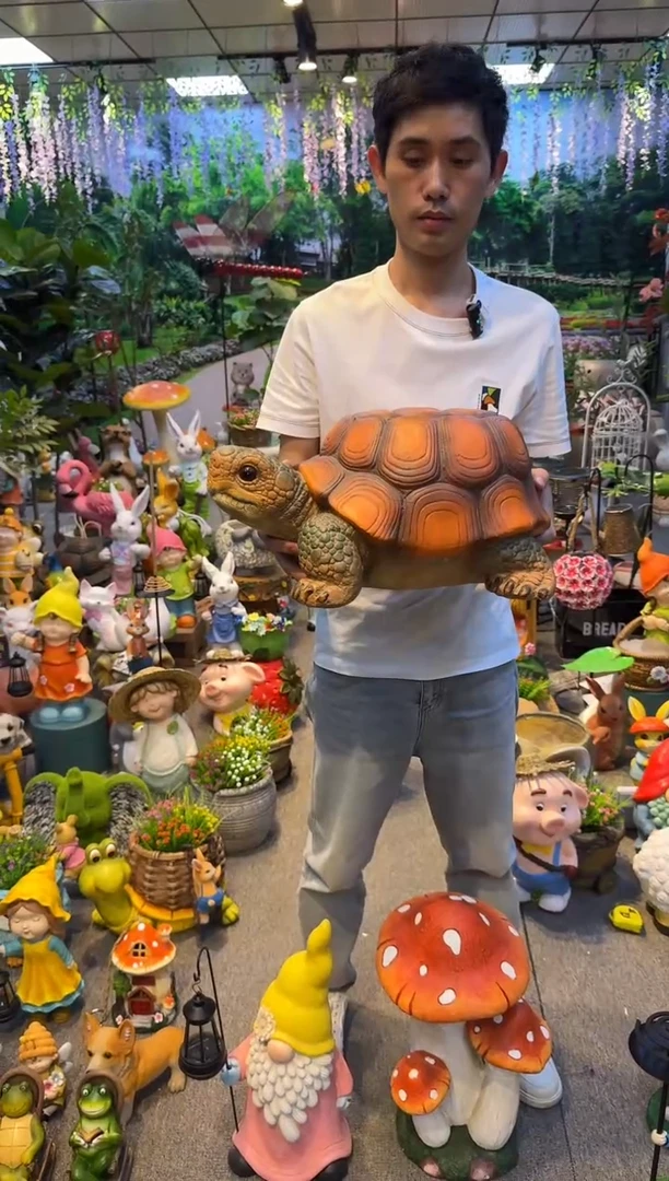 无花朵花园庭院摆件&00&