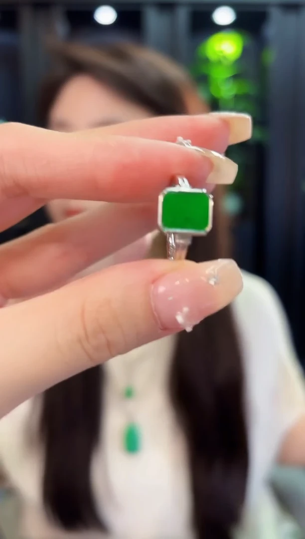 翡翠戒指未镶嵌缅料A货/多样性发货/一件