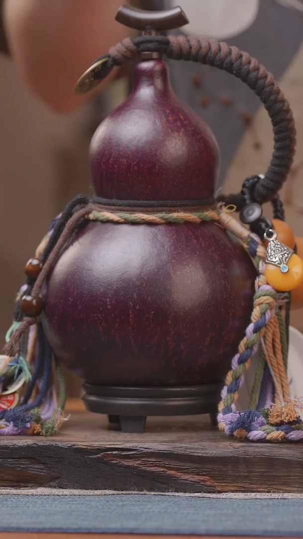 1657号精品大漆葫芦防腐防渗装水茶酒