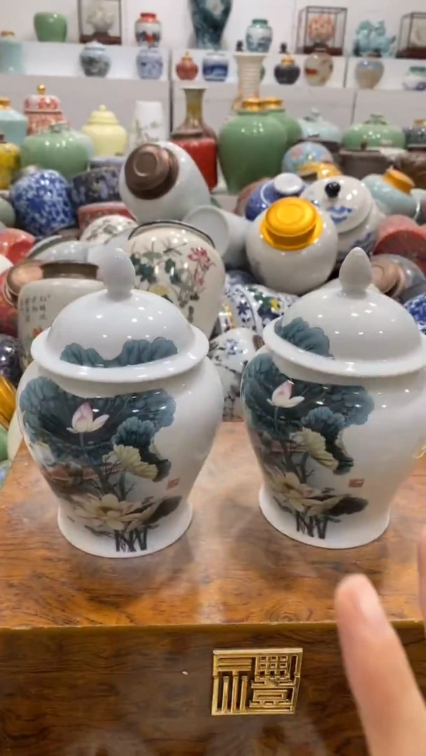 摆件陶茶叶罐密封罐储存罐