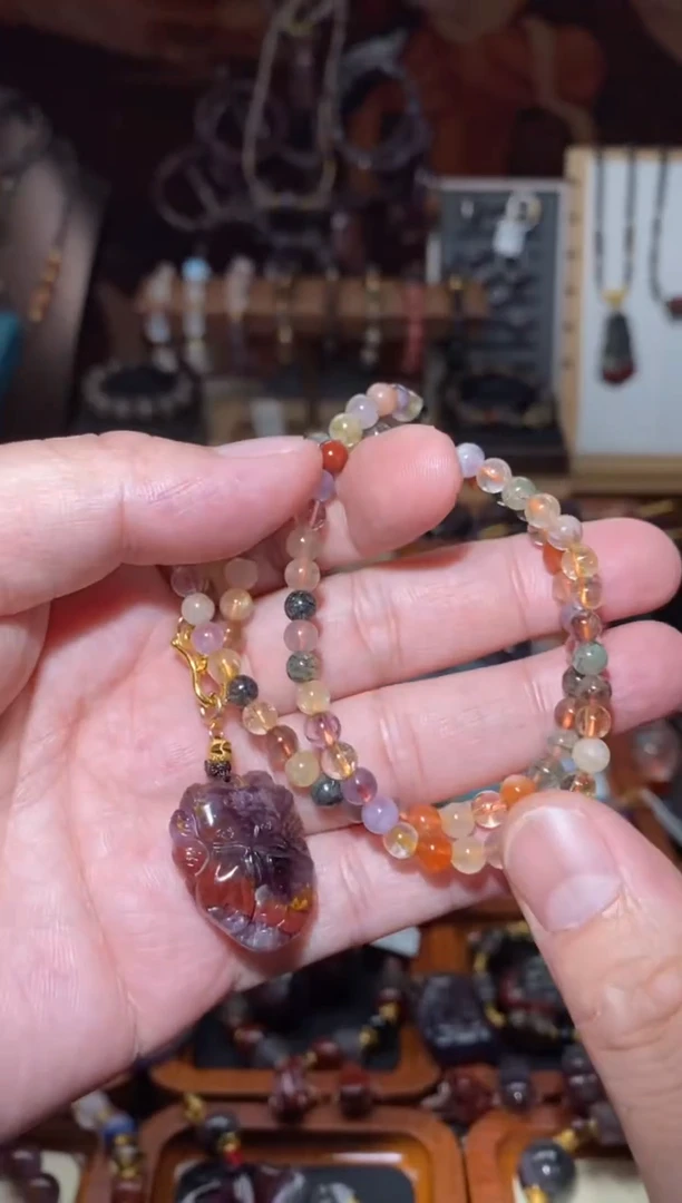 【闪购商品】水晶极光套链未镶嵌多样性