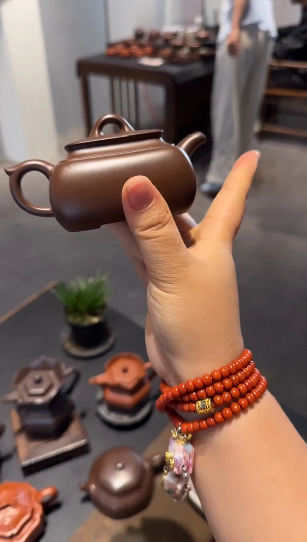 茶壶紫砂长四方 紫砂壶