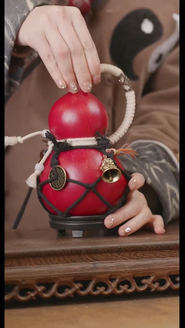 【闪购商品】273号精品天然大漆工艺防渗内胆酒葫芦~